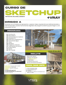 Curso de Sketchup y VRAY en Toluca